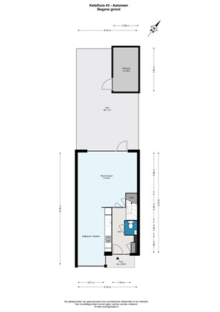 Floorplan - Ketelhuis 43, 1431 LS Aalsmeer